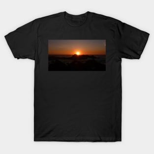 Pelicans at sunset T-Shirt